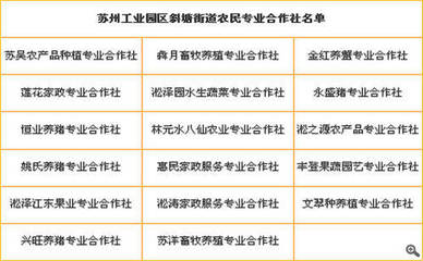精耕"合作社" 拓宽富民路--苏州工业园区斜塘街道富民合作社工作掠影